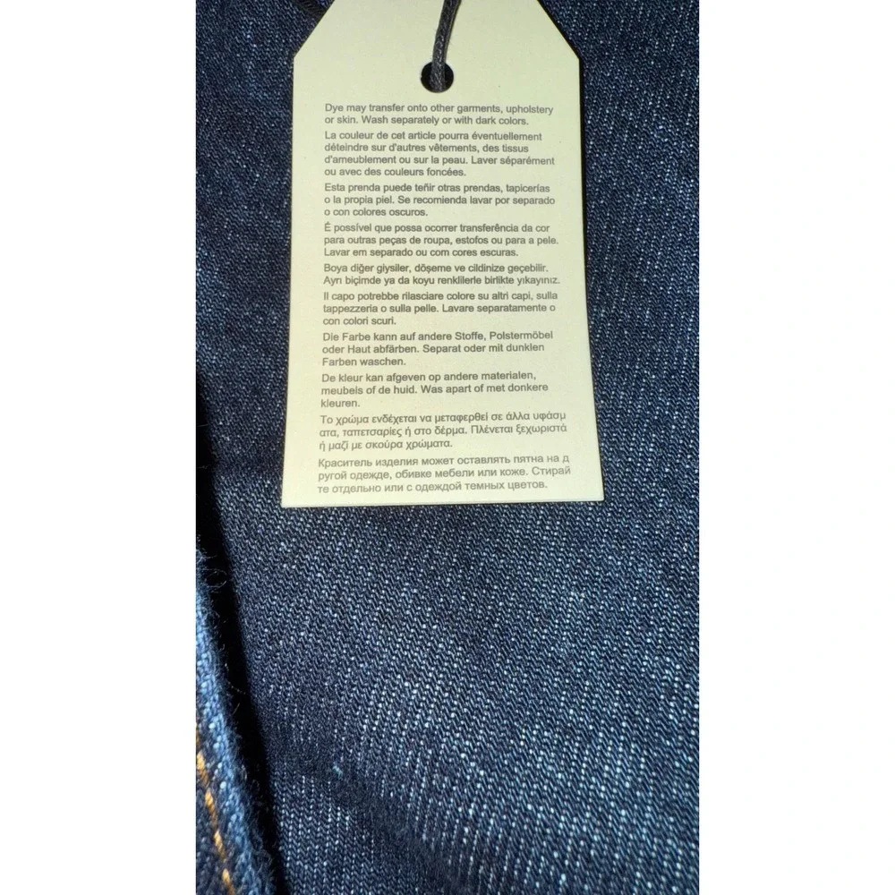 Levis Premium Straight Jeans Mens 30x31 Dark Wash Mid Rise Loose Fit A87010007
